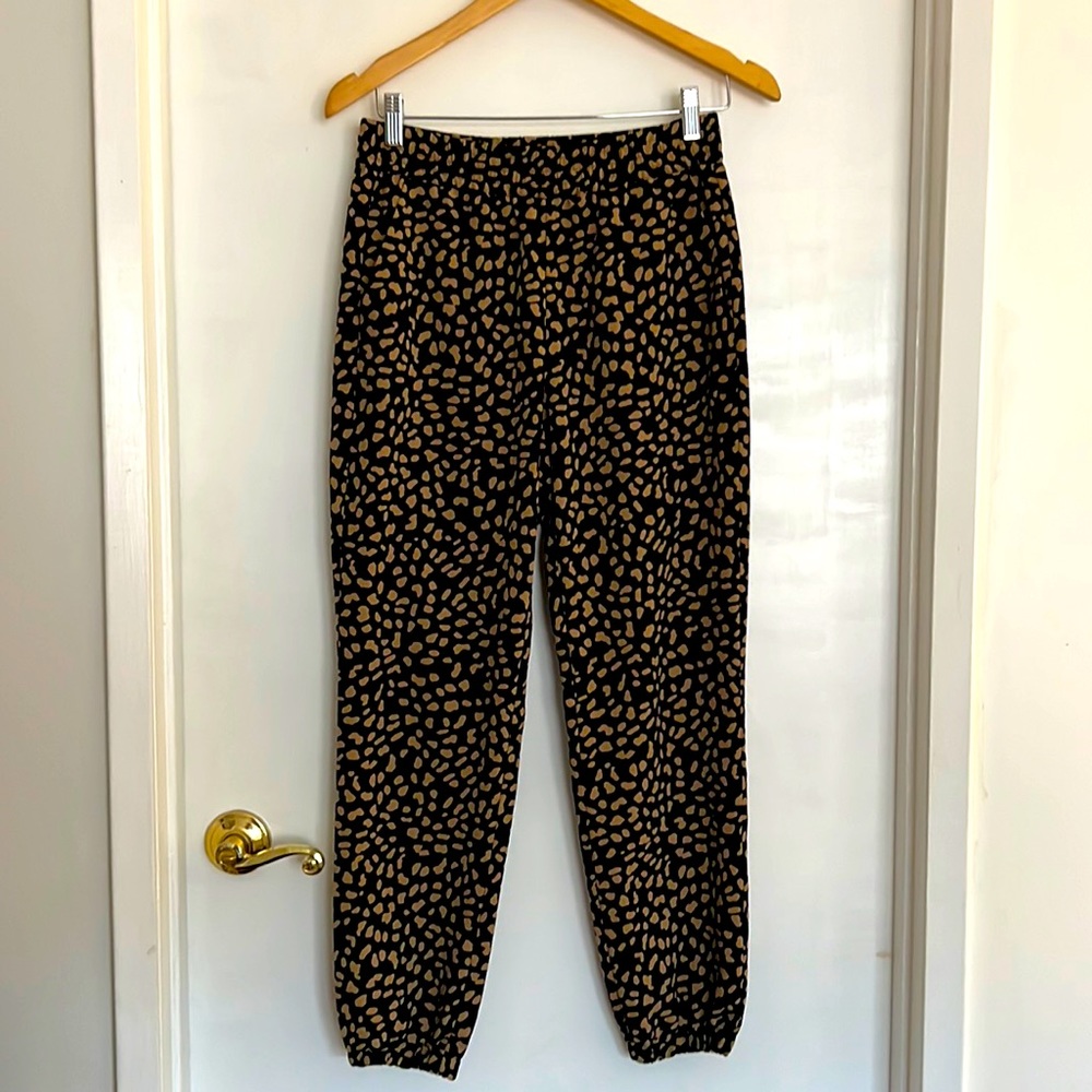 Anthropologie Sanctuary pants animal print.